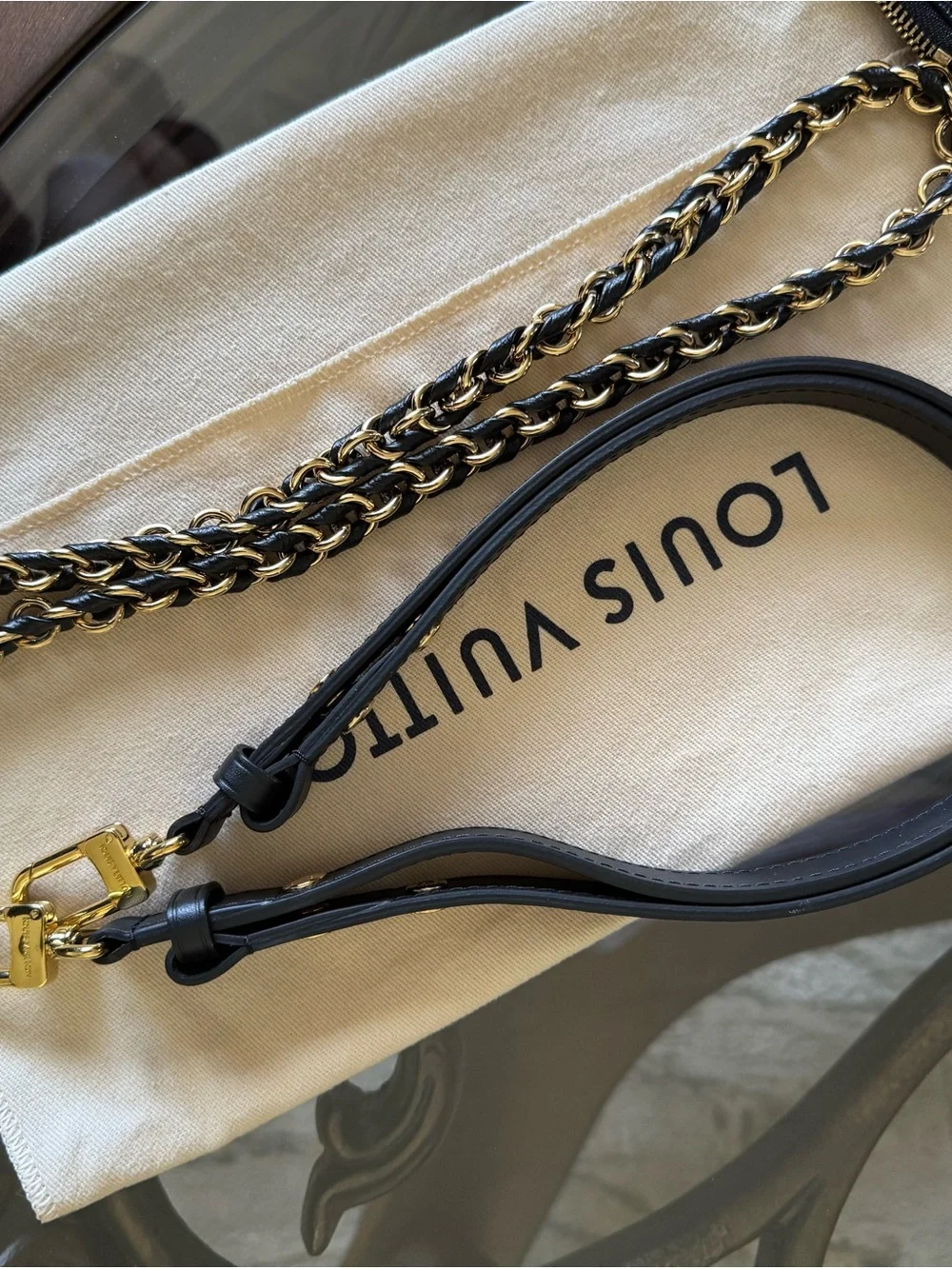 Louis Vuitton sleek black